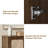 32'' Modern Sideboard Buffet Cabinet With Rattan Doors & Adjustable Shelves-117793390