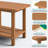 3-piece Hdpe Adirondack Chair Set With 2-tier Side Table – Foldable Outdoor Lounge Chairs With Cup Holders, All-weather Poly Lumber Patio Furniture For Garden, Porch & Poolside-1992521356