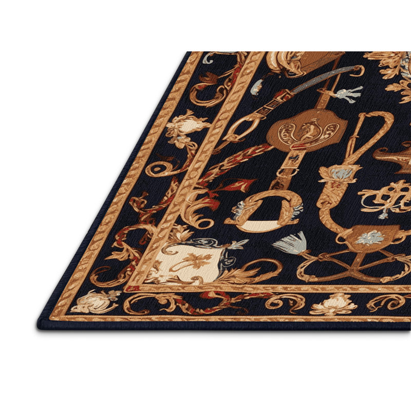 Tapis mauve lavable à la machine, Carré 4 pi