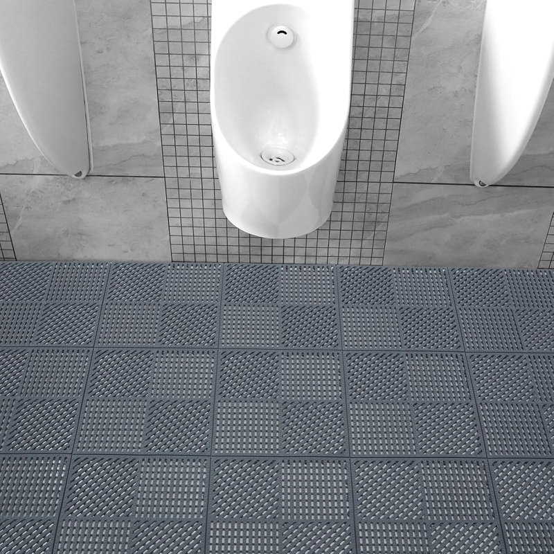 9-pack Modular Interlocking Outdoor Shower Mat 12"x12"