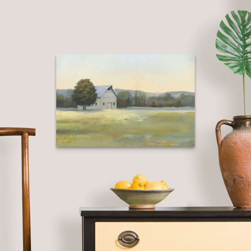 «Morning Meadows II» par James Wiens, reproduction d'art graphique sur toile, H 16 po x l 24 po x P 1,25 po, Toile tendue