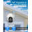 ARENTI Outdoor Security Camera, 4MP Home Surveillance WiFi Camera, Plug-in, Pan/Tilt, 2.4G/5GHz Dual Bands, Color Night Vision, Sound/Light Alarm, AI Human Filtering