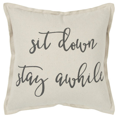 Coussin décoratif gris crème