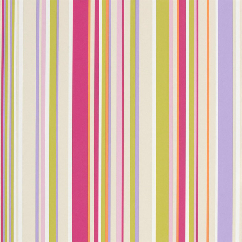 Rush 10.05m x 52cm Wallpaper Roll, Fuchsia Apple Lilac And Neutrals