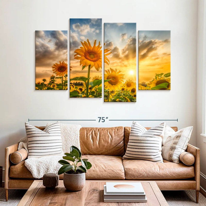 Alvord tournesols au coucher du soleil