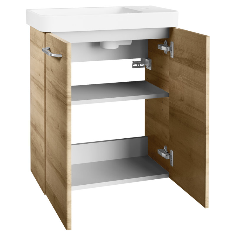 Bathroom Furniture Suite, Light Wood