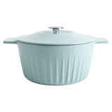 Martha Stewart 5 qt. Non-Stick Cast Iron Round Dutch Oven