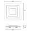 1-Light LED Semi Flush Mount-770073831