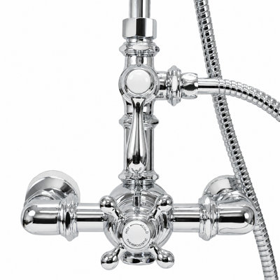 Système de douche thermostatique exposé (P1085) par Strom Living