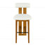 Renee Indoor Wooden Upholstered Barstool Set of 2