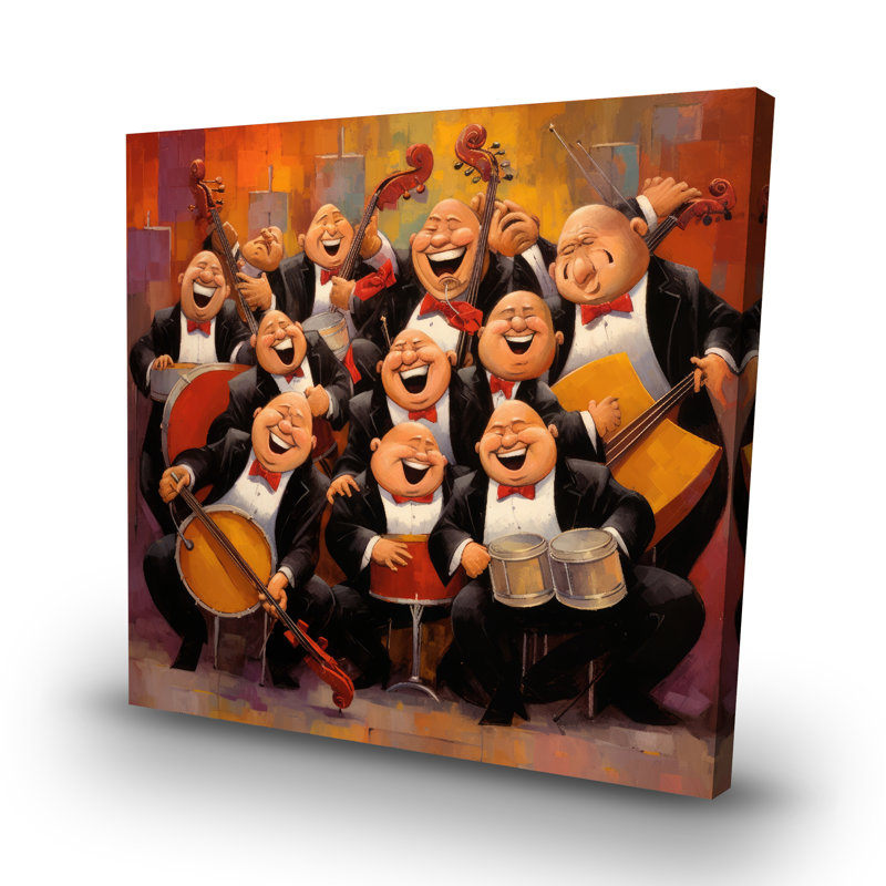 Music band - 32"x32" art on canvas