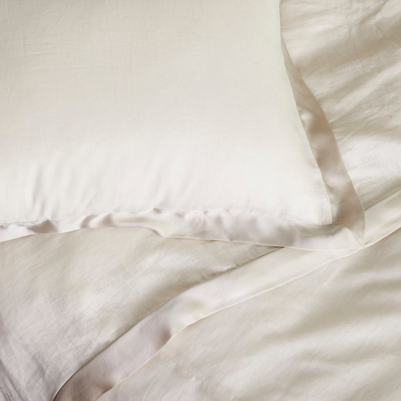 The Met X Ann Gish Lovers Kimono Duvet Cover, Silver, King Duvet Cover
