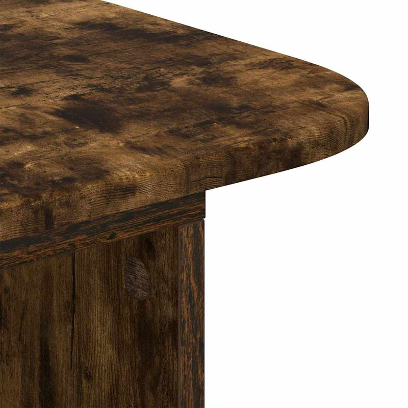 93cm Console Table, Smoked Oak
