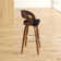 Tseng Swivel Upholstered Counter Stool
