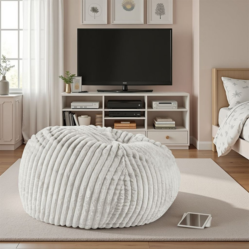 Méridienne 40 po Minky Dove, Gris clair
