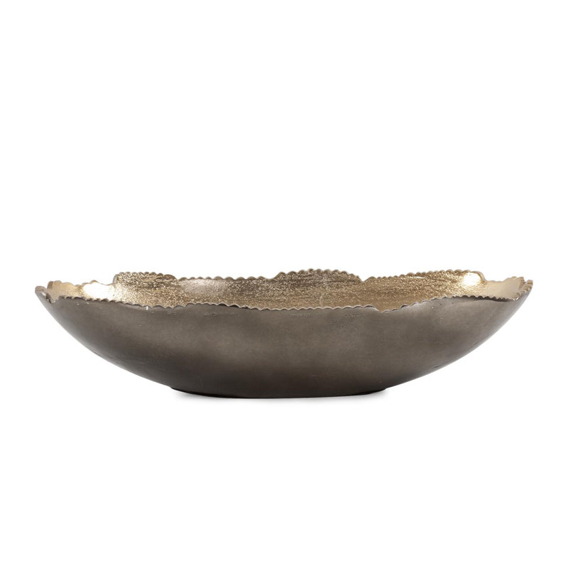 Baniff Jagged Edged Oval Bowl