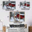 «Winter Hotel Cozy Chalet I», ensemble d'art mural et hôtels-107164910-107164916