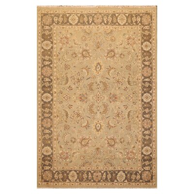Isabelline 5'11''X9' Hand Knotted Wool Nourison Nourmak Oriental Area Rug Champagne, Gray Color -  E6EACF1780884916BED24550EE80B7BA