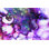 " Abstract Violet Ink Wash " by Bluebird Barn