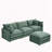 3-Seater Comfy Cloud Couches with Movable Ottoman-1405754213