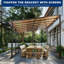 Pavillon de jardin pergola extérieur 10 'x 14'-193880045