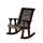 Amish Casual Heavy Duty 600 Lb Roll Back Treated Rocking Chair ...