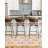 Contemporary Vincente Runner Rug White and Gold Color-1669761189