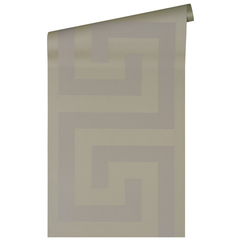 Versace Stone Sphinx Unpasted Vinyl Wallpaper, Brown