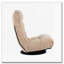 Chaise rembourrée avec repose-pieds