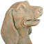 Maude DOG Sitting 71cm Blue Iron Effect-91925181