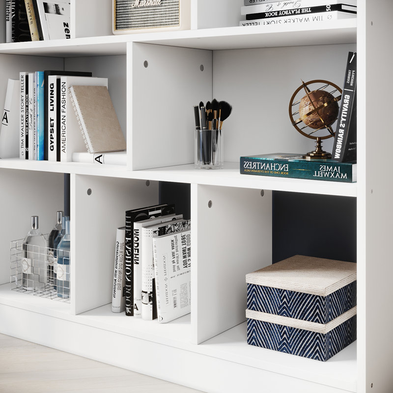 100cm H x 100cm W Bookcase, White