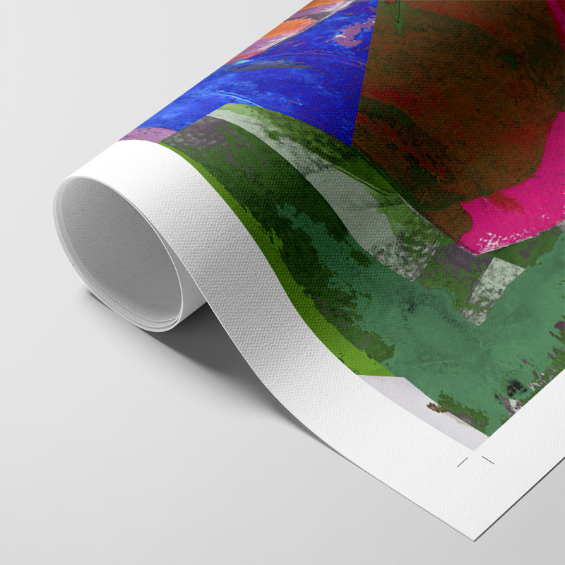 Brights Strokes III - Impression sur toile seulement - NON-CADRE, H 60 po x l 40 po