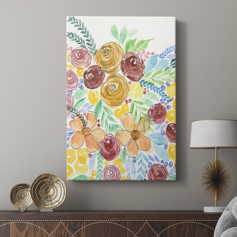 Flower Carousel I - galerie sur mesure, H 36 po x l 24 po