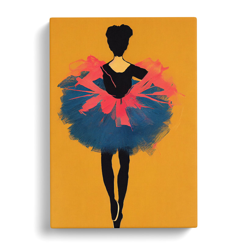 Young Ballerina - Wrapped Canvas, 50cm H x 35cm W x 3cm D