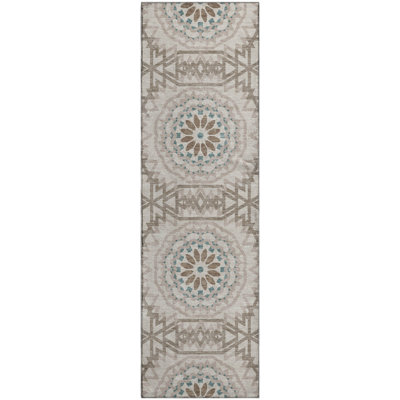 Premium Machine Washable Cerrito Beige Rug