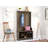 Flatiron Hall Tree 38'' Wide with Bench and Shoe Storage-2059861505
