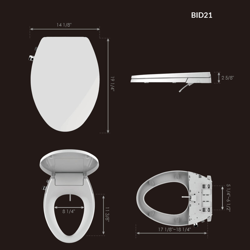 Siège de toilette de bidet non électrique avec lavabo pour femme / arrière, sans puissance