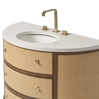Commode en raphia Orion