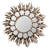 NOVICA Handmade Shiny Sun Wall Mirror