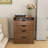 Flip Top Makeup Dressing Table With Lighted Mirror & Stool-2137583221