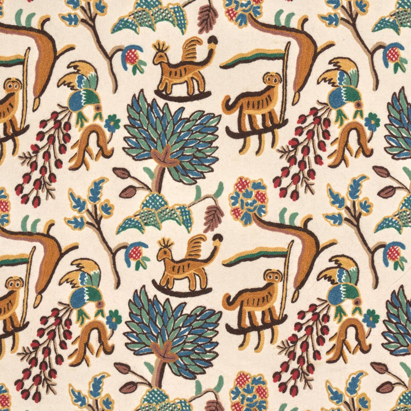 Colonial Crewel Fabric