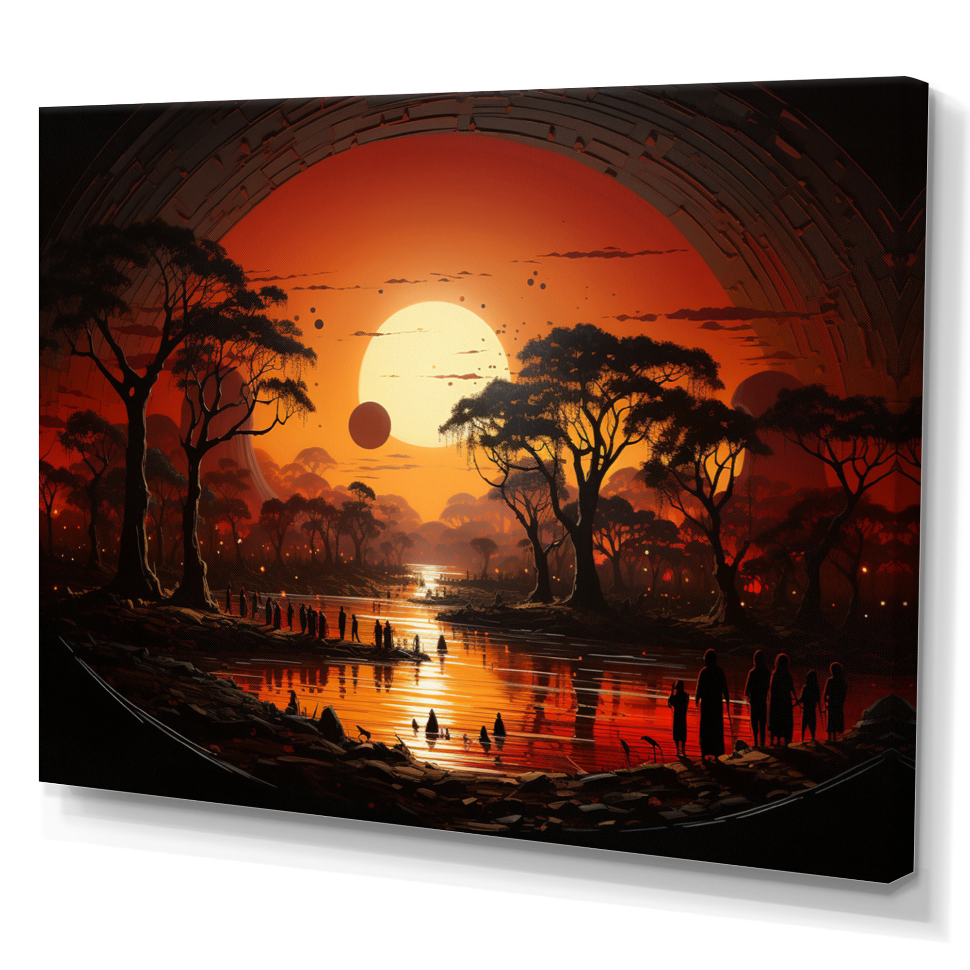 Winston Porter Mahamoud African Tribal Eternity I On Canvas Print ...