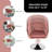 Swivel Upholstered Adjustable Height Counter Stool with Metal Frame-1958791862