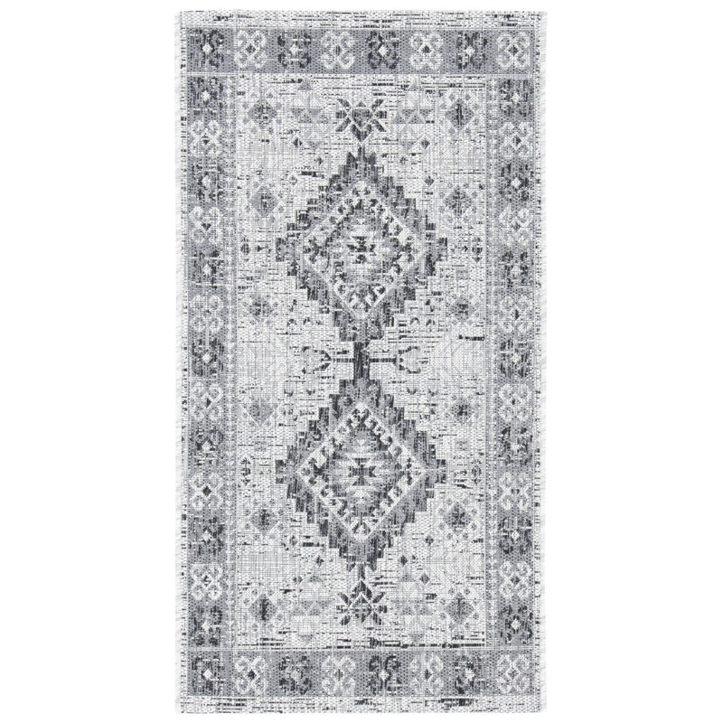 Akifah Performance Southwestern Indoor/Outdoor Area Rug, Rectangle 2'7" x 5'