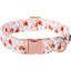 Collier pour chien Collier mignon ajustable avec boucle en métal pour chiots mâles, collier fleur d'été