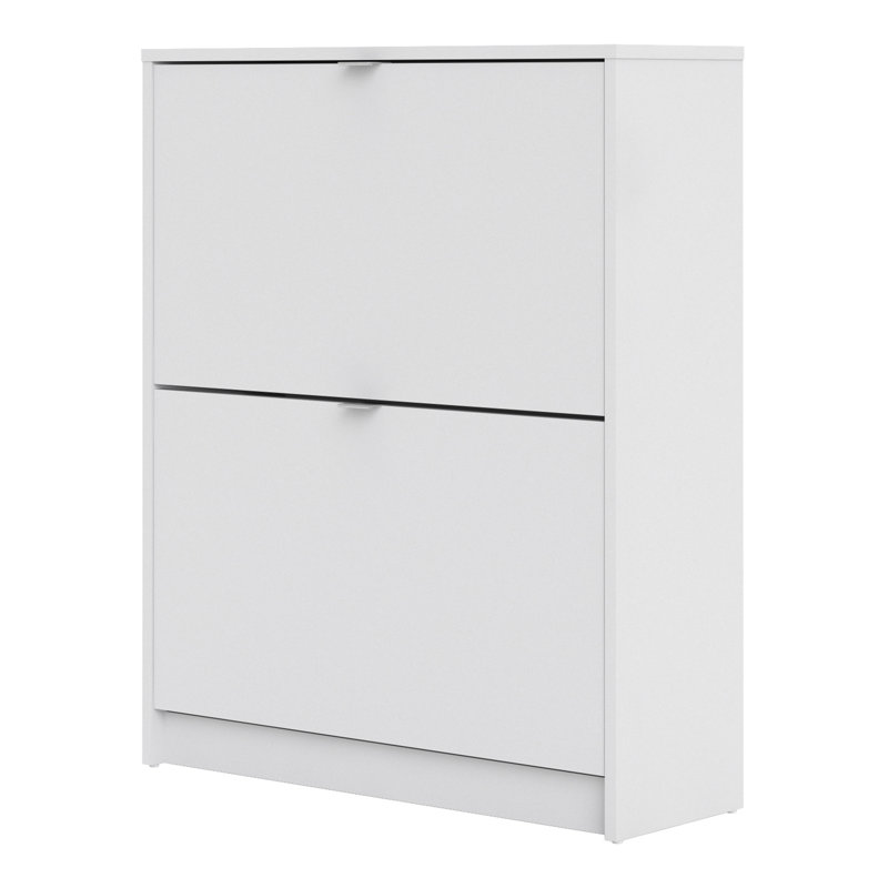 Shoes 6 Pair Shoe Storage Cabinet, White