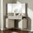 48" Corner Makeup Vanity With 3 Led Mirror-1385553370