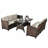 Collegedale 3 Piece Dining Set with Cushions