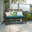 Banc de jardin en acier