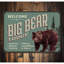 Plaque en aluminium Big Bear Lodge-58203472